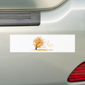 Herfst najaar bumpersticker (Op auto)