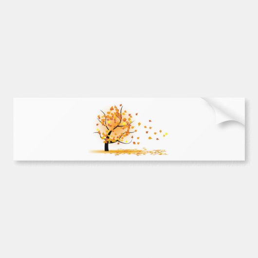 Herfst najaar bumpersticker (Voorkant)