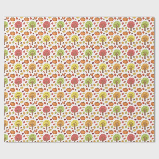 herfst najaar cadeaupapier (Vlak)