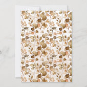 Herfst najaar Eucalyptus Vrijgezellenfeest Wedding Kaart (Achterkant)