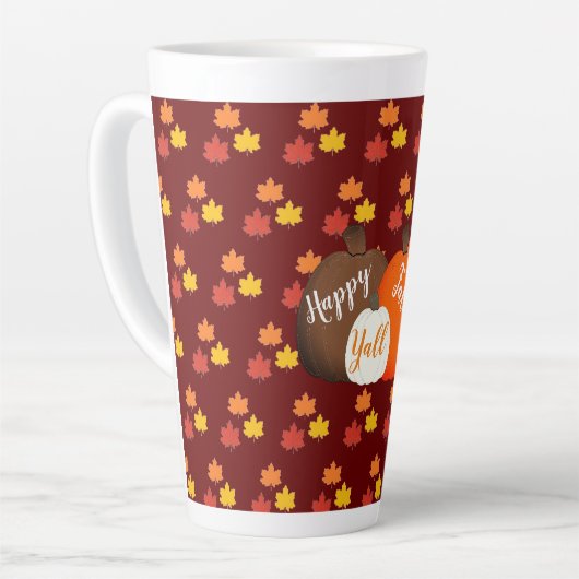 Herfst/najaar/pompoenlatte mok (Linkerhoek)