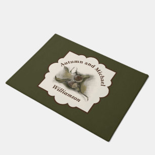 Herfst Oak Leaf en Acorn Personalized Deurmat
