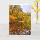Herfst Oever Kaart (Gele Bloem)