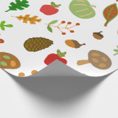 Herfst ontwerp cadeaupapier (Hoek)