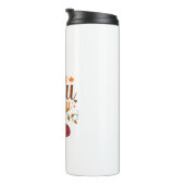 Herfst ontwerp thermosbeker (Geroteerd rechts)