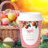 Herfst oogst Apple thema baby shower Papieren Bekers