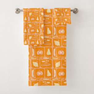 Herfst oogst bad handdoek
