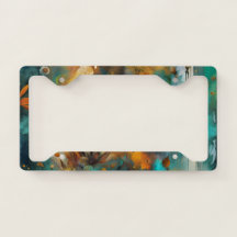 Herfst Oogst Blauwgroen Roest Goud Abstract