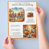 Herfst Oogst Blockfeest  Flyer (Hand)