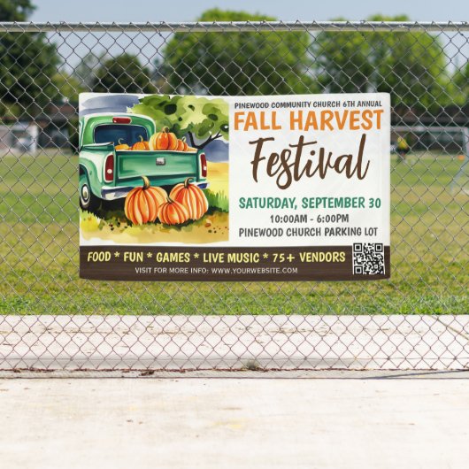 Herfst Oogst Festival Banner (Insitu)