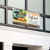 Herfst Oogst Festival Banner (Buitenkant Gebouw)