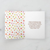 Herfst Oogst Gelukkig Moederdag Kaart (Binnen)