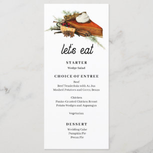 Herfst Oogst Menu