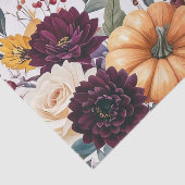 Herfst Oogst Pompoen Bloemen Decoupage Tissuepapier (Detail)