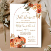 Herfst Oogst Pompoen Feest, Herfst Feest Gemeensch Kaart