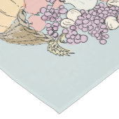 Herfst Oogst Pompoen Turquoise Medium Tafelloper (Hoek)