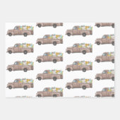 Herfst Oogst Pompoen Vrachtwagen  Herfst Inpakpapier Vel (Voorkant 2)