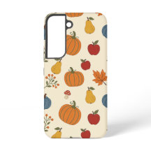 Herfst Oogst Pompoenen Fruit Patroon Hoesje