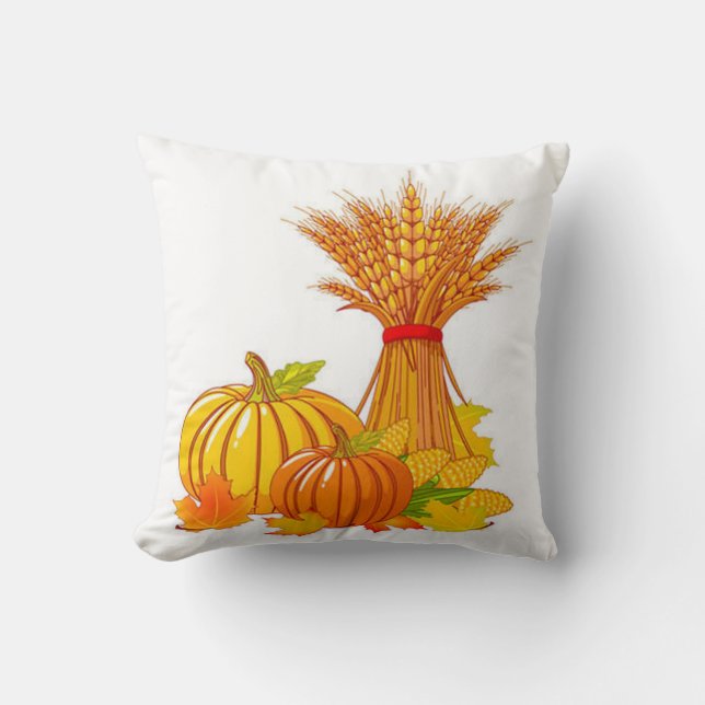 Herfst Oogst Sierkussen/Thanksgiving Kussen (Voorkant)