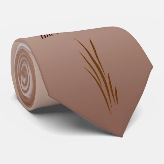 Herfst Oogst Vader van de Bruid Stropdas (Opgerold)
