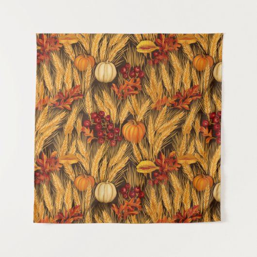 Herfst Oogst Wandkleed (Voorkant)
