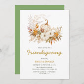 herfst oogsten vriendsgiving kaart (Voorkant / Achterkant)