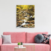 Herfst op Big Creek Canvas Afdruk (Insitu (Woonkamer))