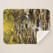 Herfst op Big Creek Sherpa Deken (Voorkant (horizontaal))