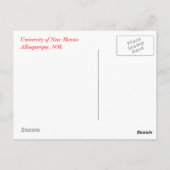 Herfst op campus I Briefkaart (Achterkant)