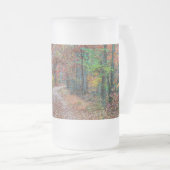 Herfst op de vuile weg - nieuwe Mok van gevroren g (Voorkant rechts)