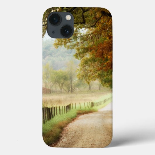Herfst op een landweg Case-Mate iPhone case (Achterkant)