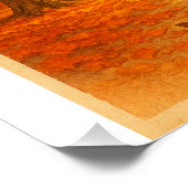 Herfst op het eiland Nami Perfect Poster (Hoek)