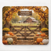 Herfst op het platteland muismat (Voorkant)
