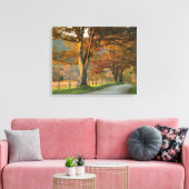 Herfst op Sparks Lane Canvas Afdruk (Insitu (Woonkamer))