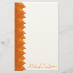 Herfst Oranje Bladeren Briefpapier