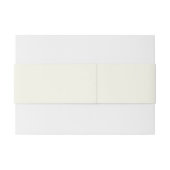 Herfst oranje bladeren op het witte huwelijksmonog uitnodigingen wikkel (Achterkant Voorbeeld)