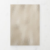 Herfst Oranje en gele bladeren Drieluik Uitnodiging (Cover)