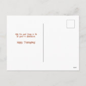 Herfst Oranje Gazebo Park Illustratie Feestdagenkaart (Achterkant)