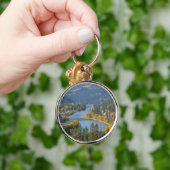 Herfst over de rivier de Clearwater Idaho Sleutelhanger (Hand)
