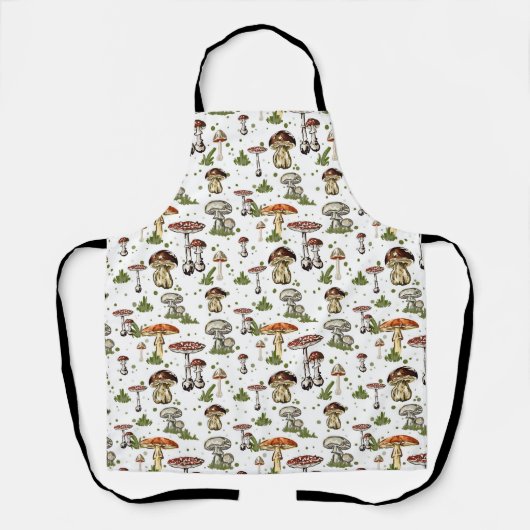 Herfst paddenstoel Schort (Voorkant)