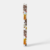 Herfst paddenstoelen, bladeren, noten en bessen op iPhone 15 hoesje (Linkerkant)