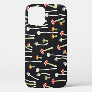 herfst paddenstoelen patroonontwerp. iPhone 12 hoesje