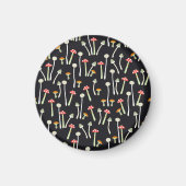  herfst paddenstoelen patroonontwerp. magneet (Voorkant)