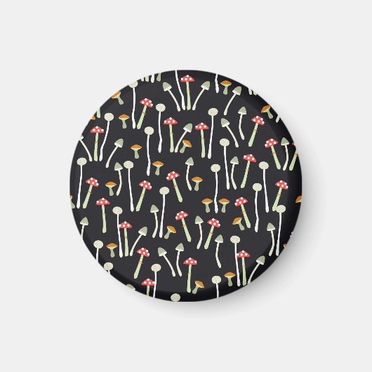  herfst paddenstoelen patroonontwerp. magneet (Voorkant)