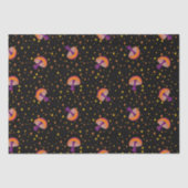 Herfst paddo's_zwart tissuepapier (Voorkant)