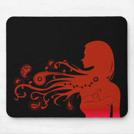 herfst paisley muismat (Voorkant)