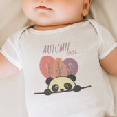 Herfst Panda Romper