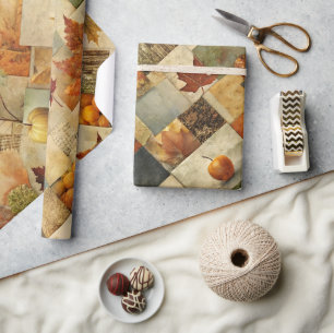 Herfst Papier Collage 02