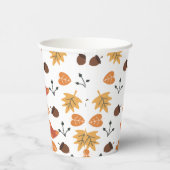 Herfst Papieren Bekers (Rechts)