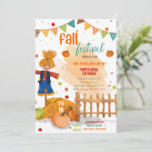 Herfst Partij Kaart (Staand voorkant)